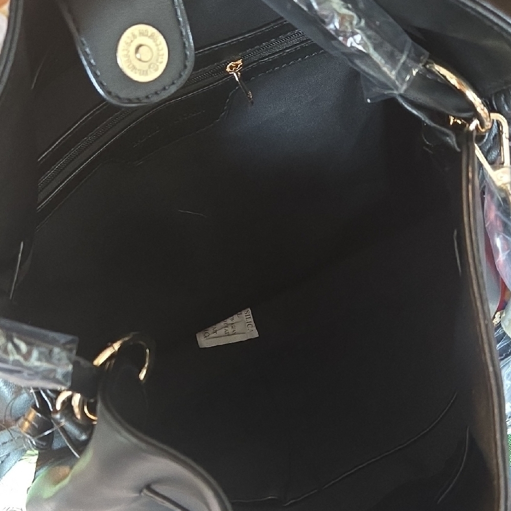 Badgley Mishika fBlack Satchel Bag Nwt - Picture 4 of 8